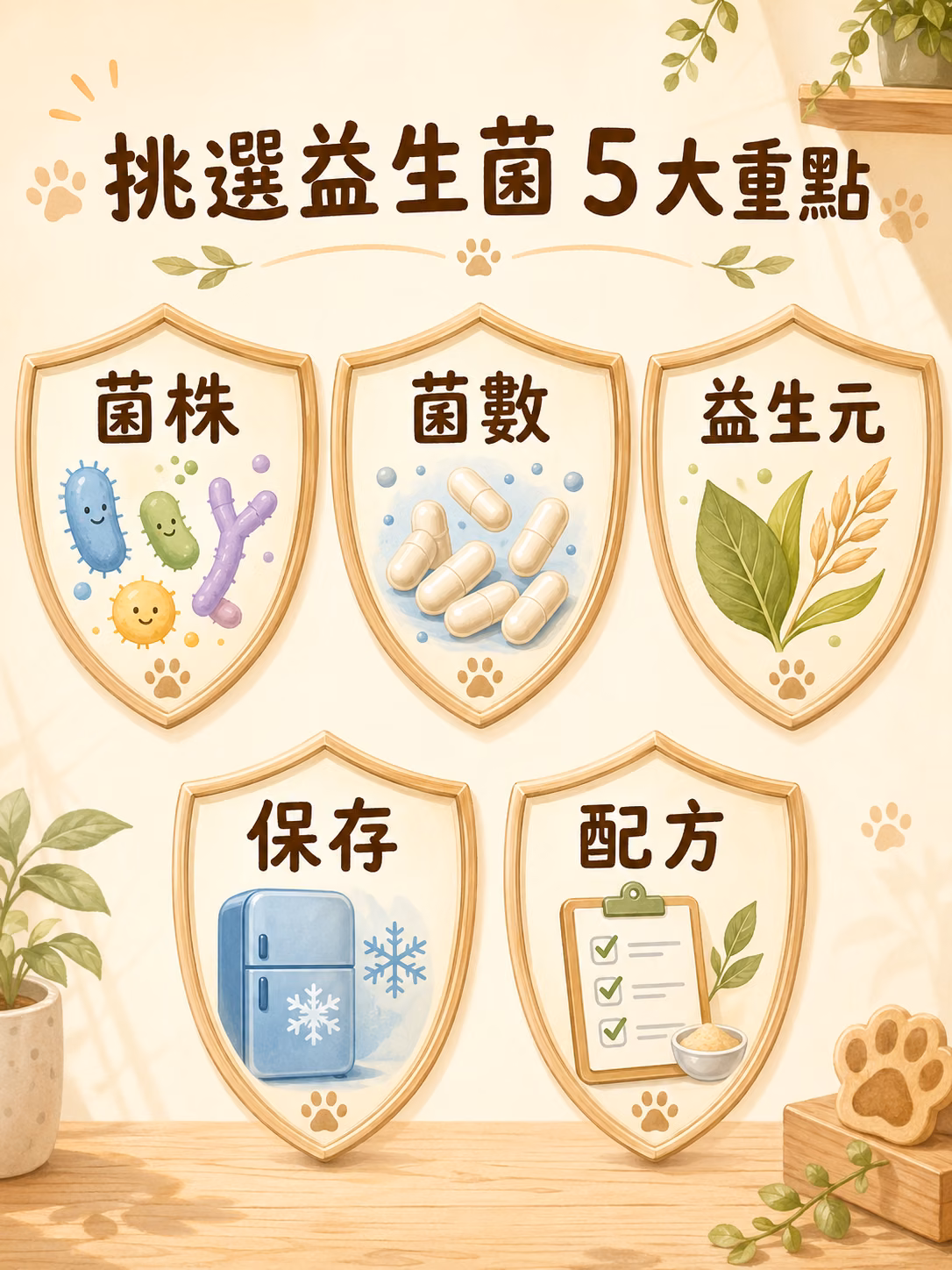挑選益生菌 5 大重點