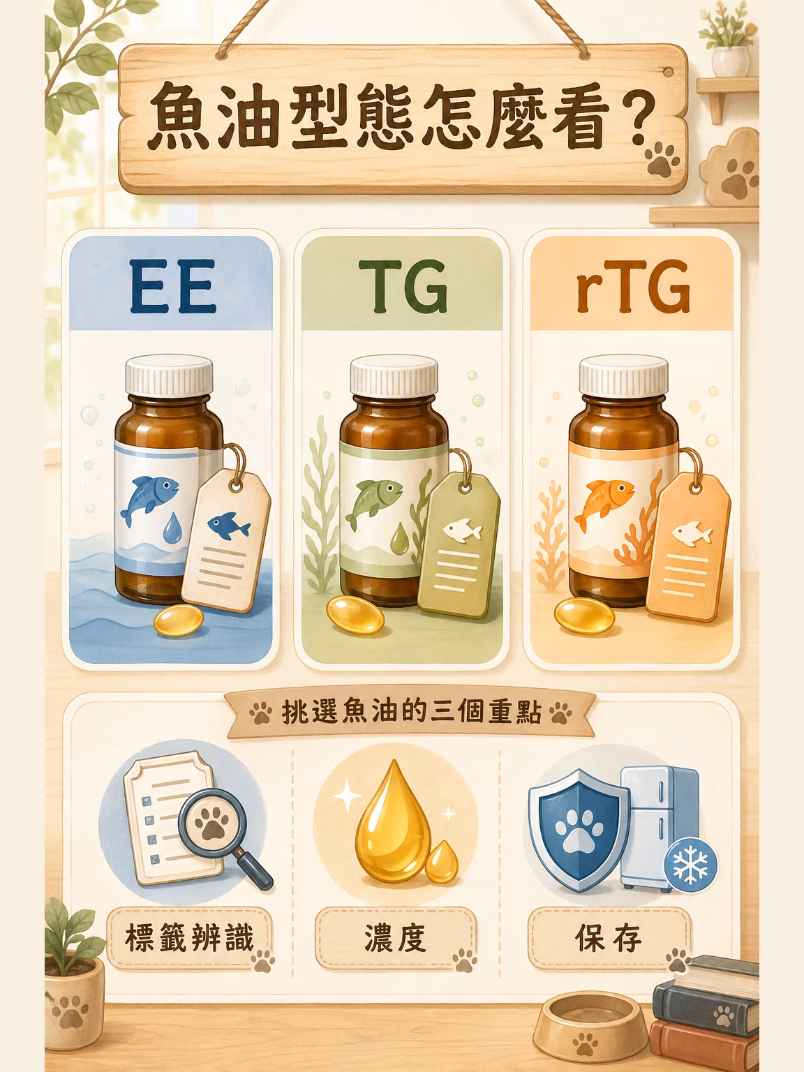 魚油型態怎麼看