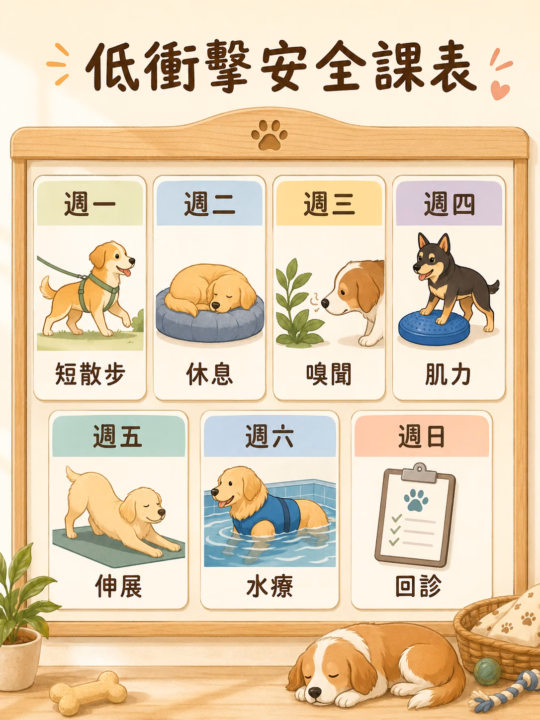 低衝擊安全課表